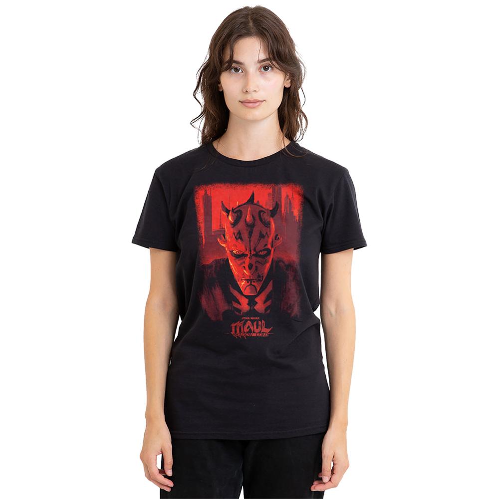 Black - Lifestyle - Star Wars: Maul-Shadow Lord Womens-Ladies Darth Maul Poster T-Shirt