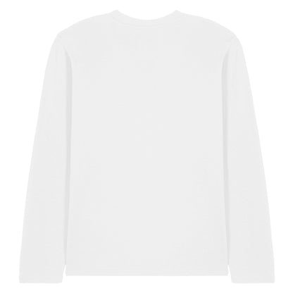 White - Back - Camp Rock Unisex Adult Classic Logo Long-Sleeved T-Shirt