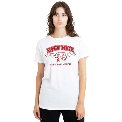 White - Back - High School Musical Womens-Ladies East High T-Shirt