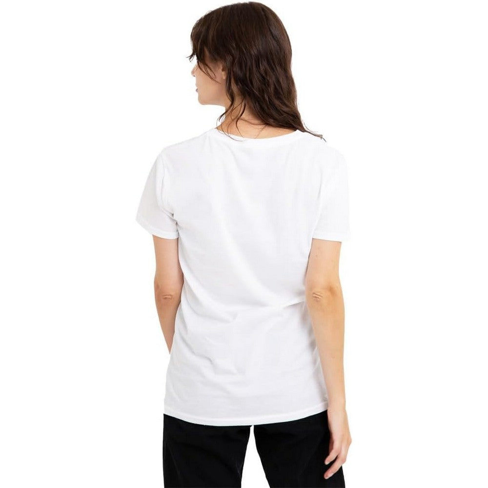 White - Pack Shot - Mulan Womens-Ladies My Courage Is Fierce T-Shirt