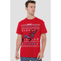 Red - Lifestyle - Spider-Man Mens Christmas Sweater T-Shirt