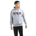 Sports Grey - Side - NASA Mens Insignia Hoodie