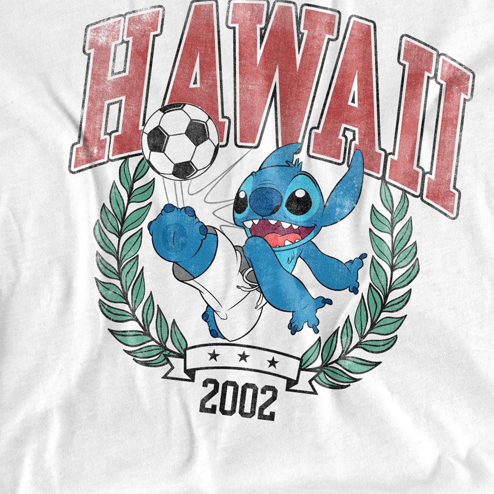 White - Back - Lilo & Stitch Childrens-Kids Hawaii Ball T-Shirt
