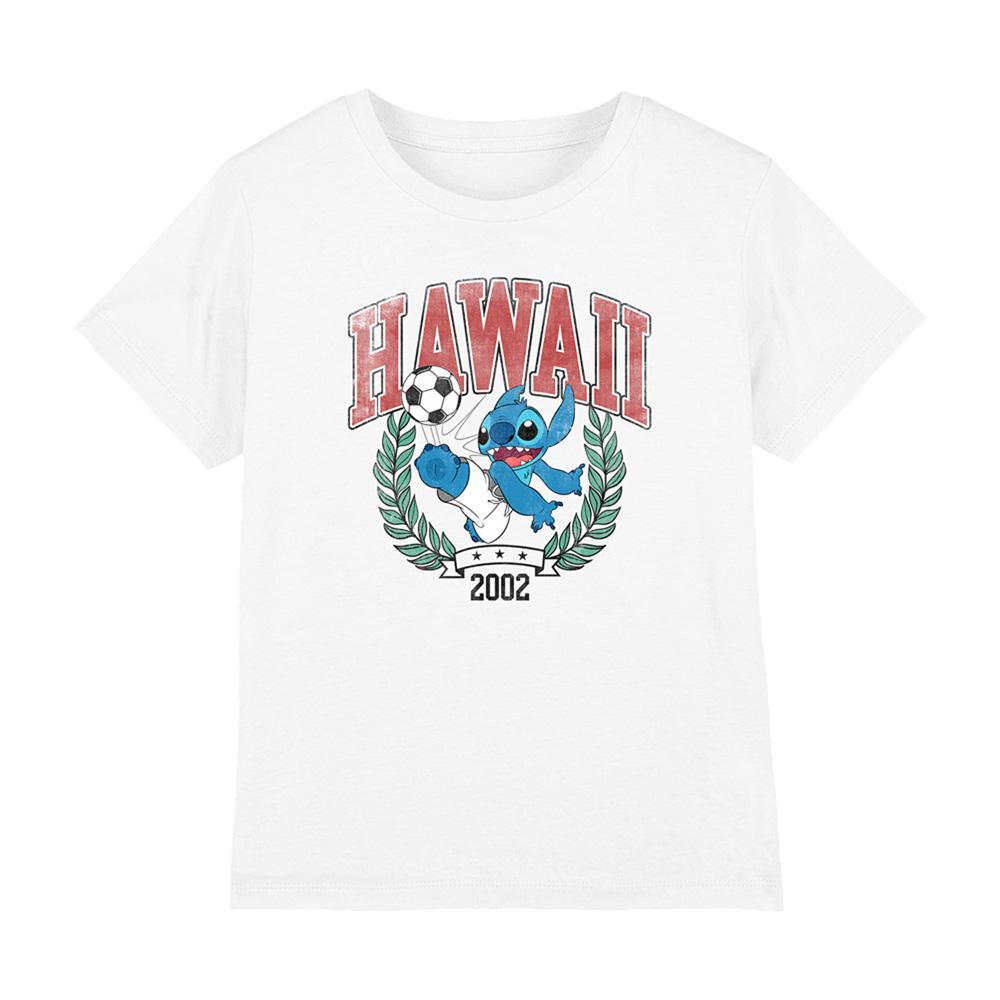 White - Front - Lilo & Stitch Childrens-Kids Hawaii Ball T-Shirt