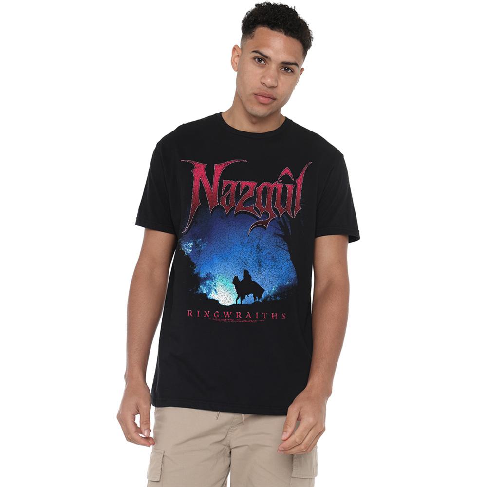 Black - Side - Lord Of The Rings Unisex Adult The Nazgul Ringwraiths Silhouette T-Shirt