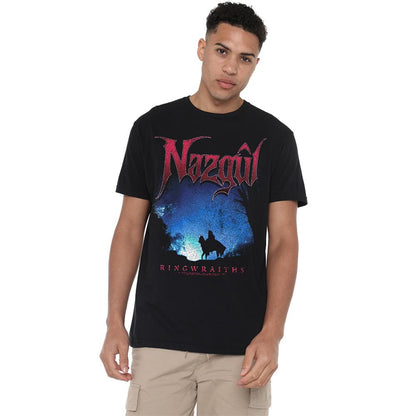 Black - Side - Lord Of The Rings Unisex Adult The Nazgul Ringwraiths Silhouette T-Shirt