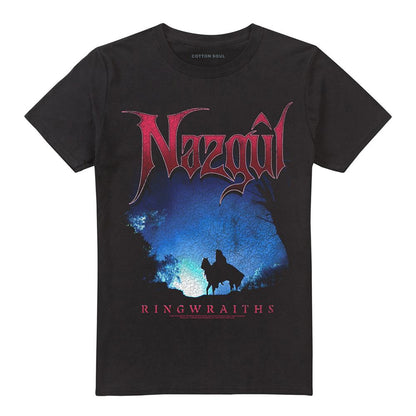 Black - Front - Lord Of The Rings Unisex Adult The Nazgul Ringwraiths Silhouette T-Shirt