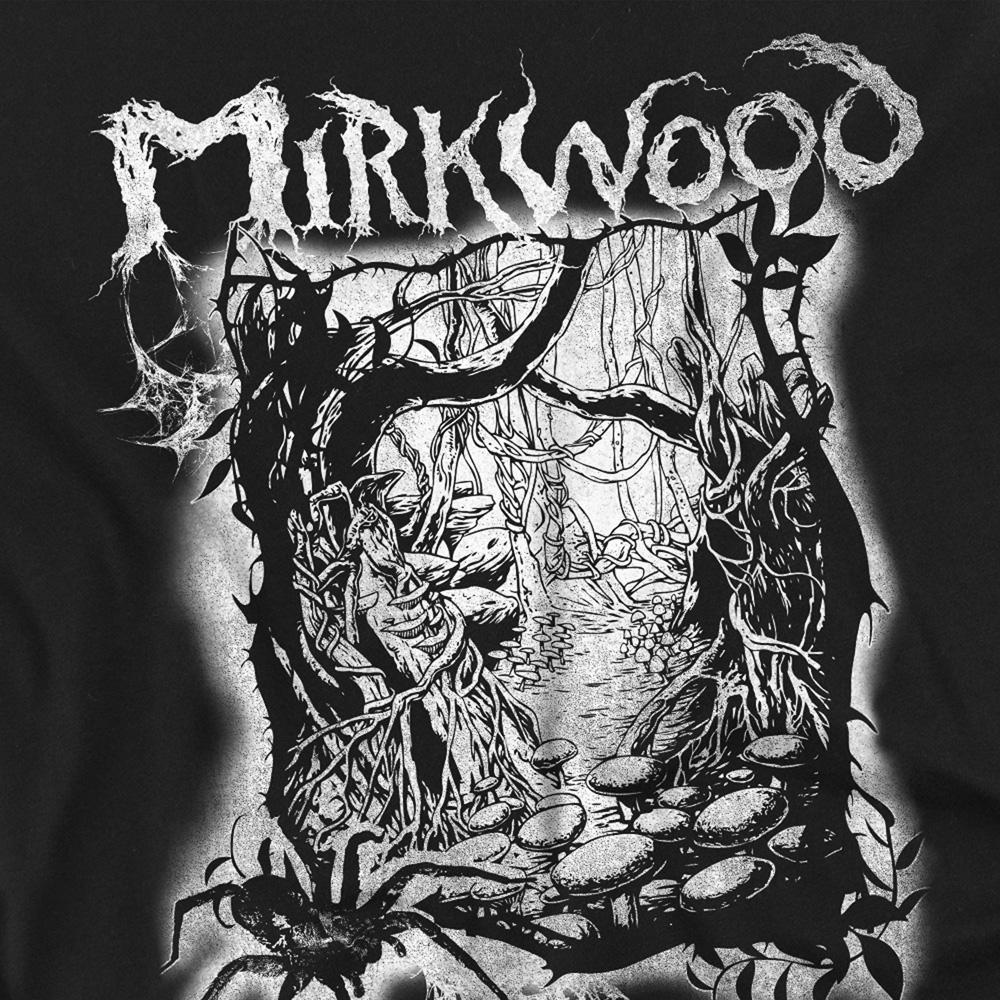 Black - Pack Shot - The Hobbit Unisex Adult Mirkwood T-Shirt