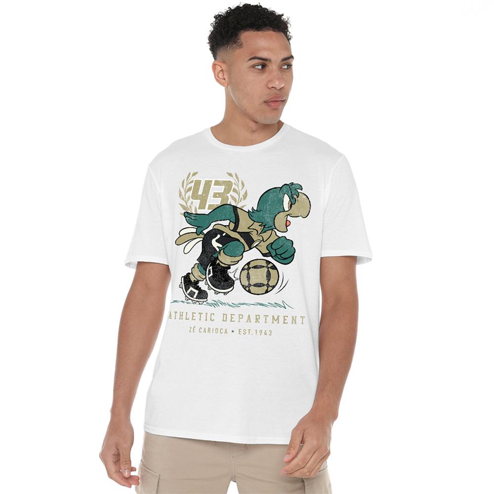 White - Side - Disney Unisex Adult Ze 43 Football T-Shirt