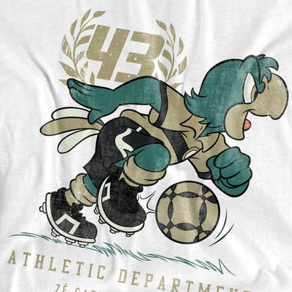 White - Pack Shot - Disney Unisex Adult Ze 43 Football T-Shirt