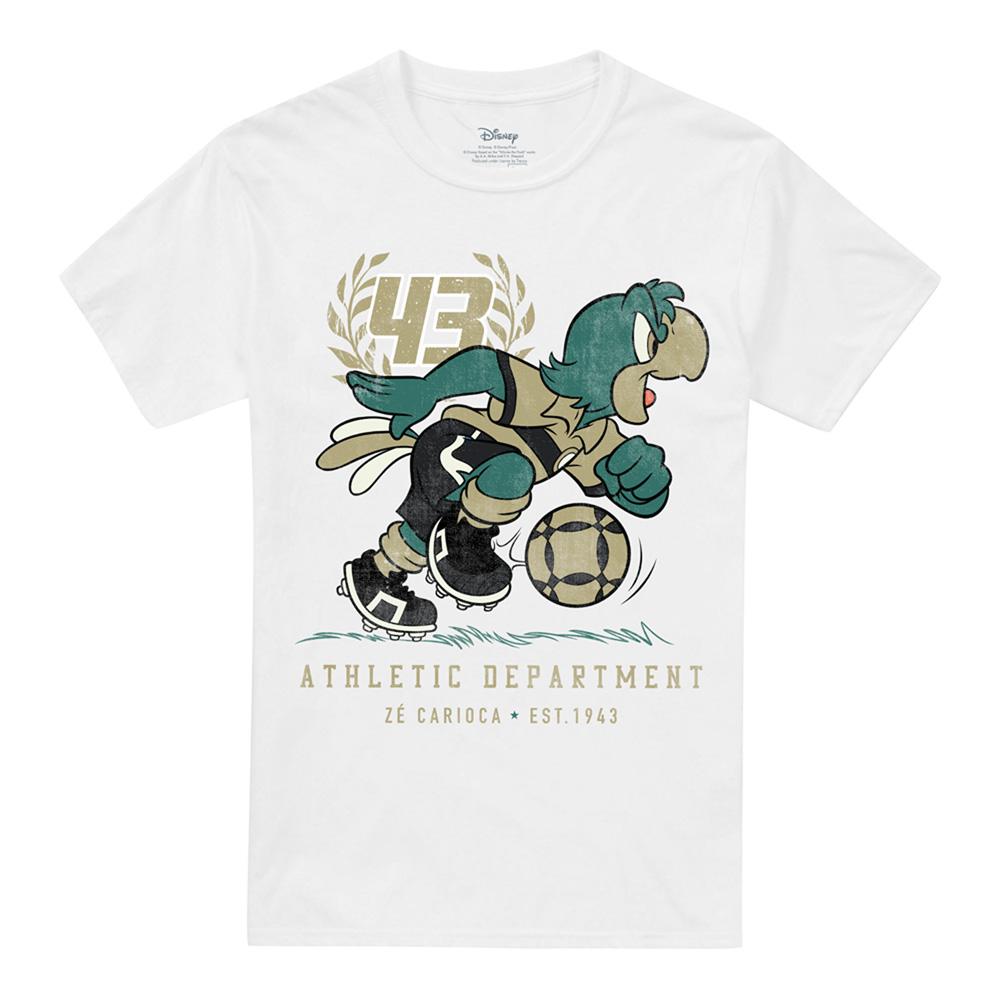 White - Front - Disney Unisex Adult Ze 43 Football T-Shirt