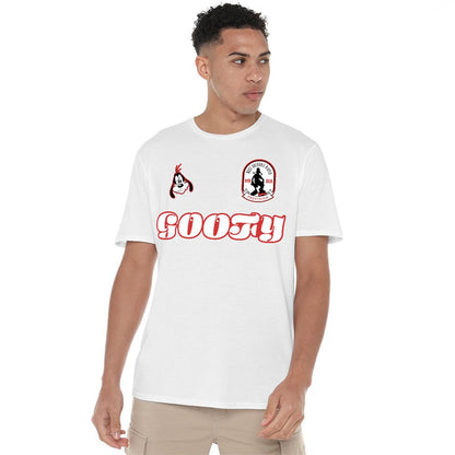 White - Side - Disney Unisex Adult Goofy Football T-Shirt