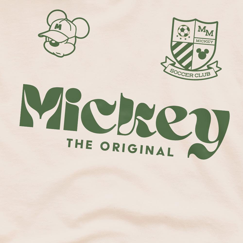 Natural - Pack Shot - Disney Unisex Adult USA Mickey Mouse Football T-Shirt