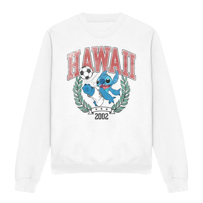 White - Front - Lilo & Stitch Unisex Adult Ball Sweatshirt