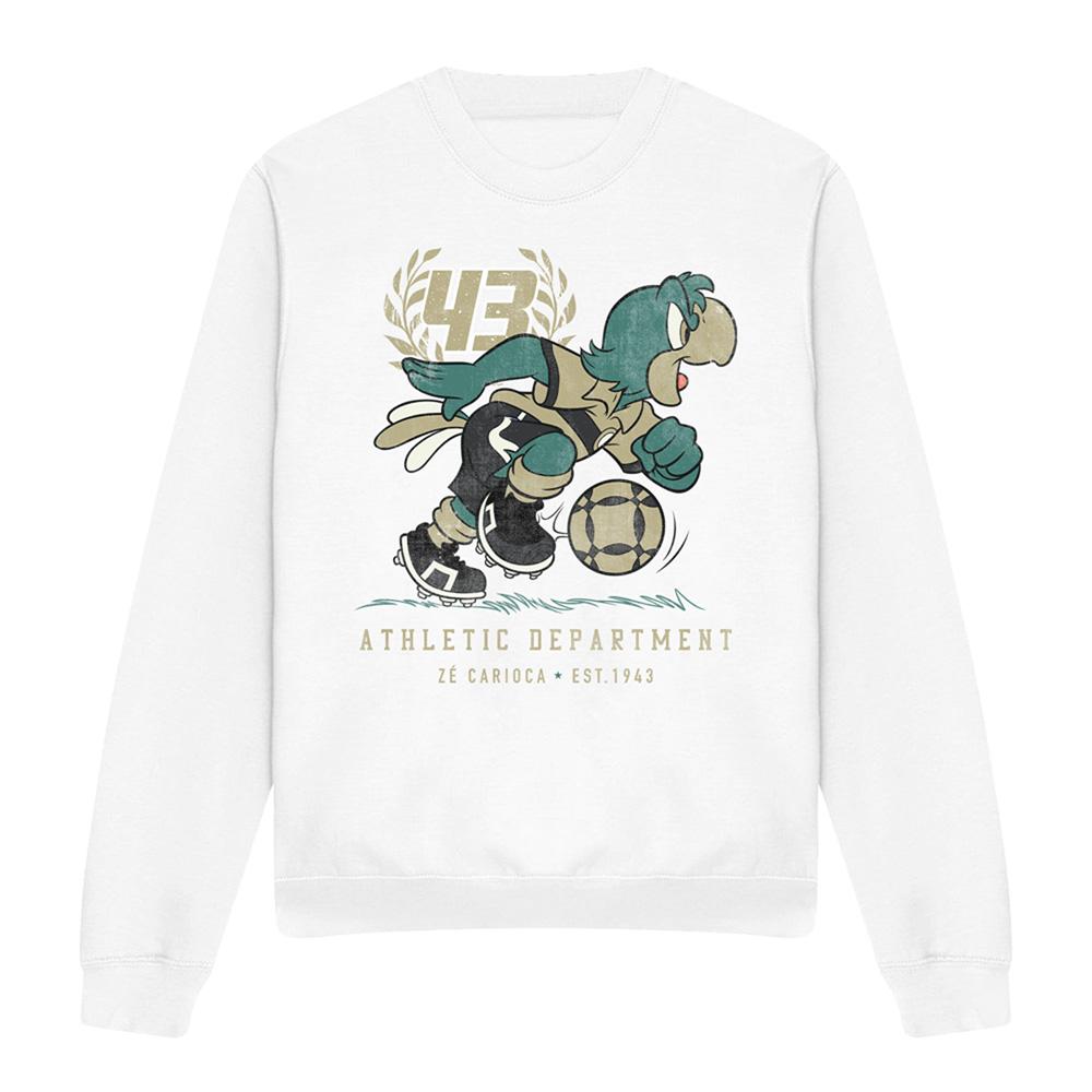 White - Front - Disney Unisex Adult Ze 43 Football Sweatshirt