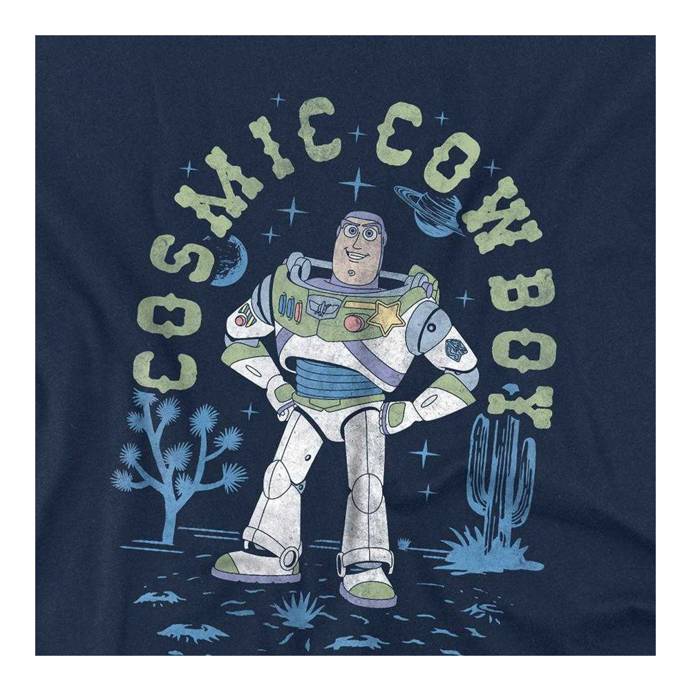 Navy - Side - Toy Story 5 Childrens-Kids Cosmic Cowboy Buzz Lightyear Sweatshirt