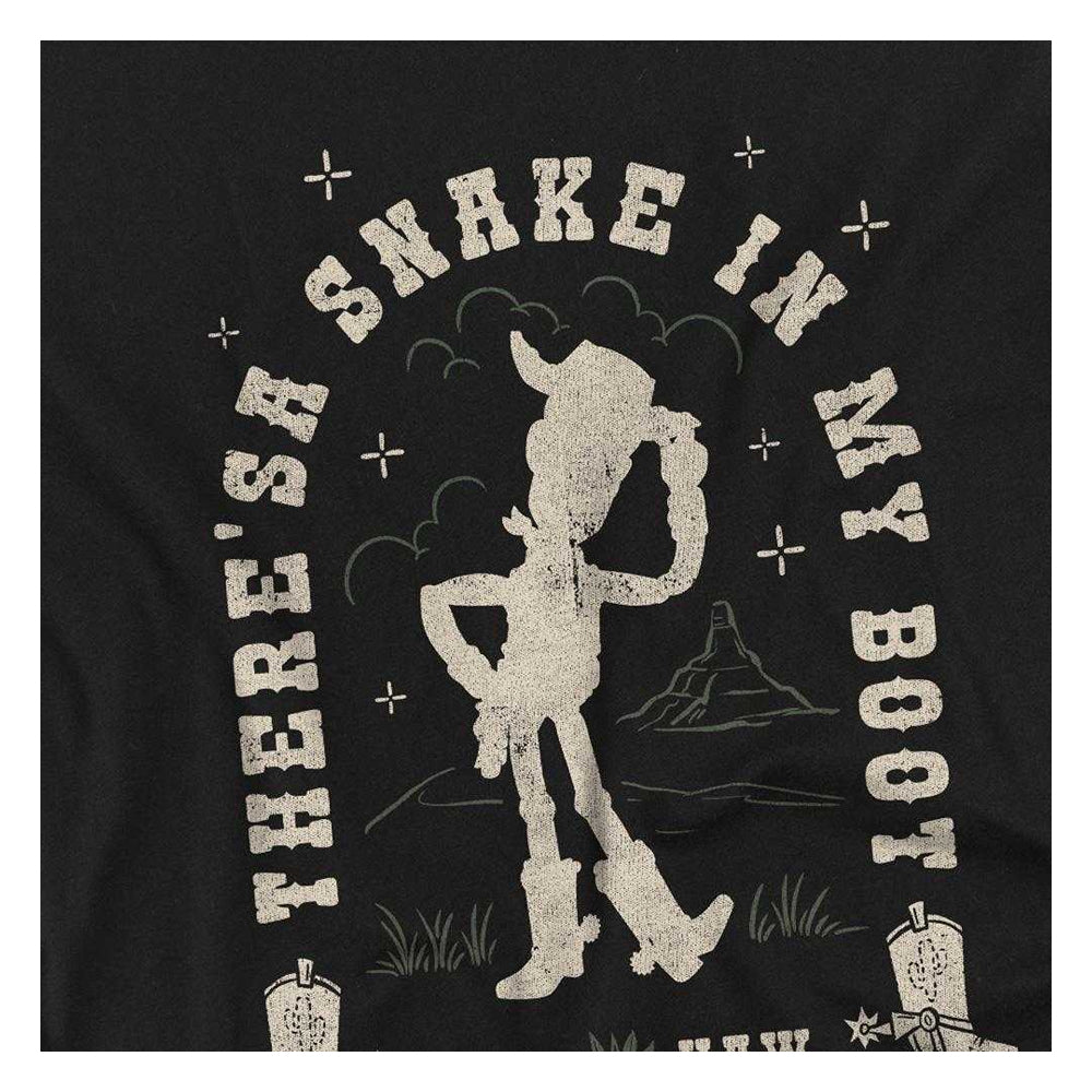 Black - Side - Toy Story 5 Childrens-Kids There´s A Snake In My Boot Woody Sweatshirt