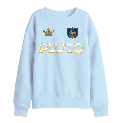 Light Blue - Front - Disney Childrens-Kids Pluto Football Sweatshirt