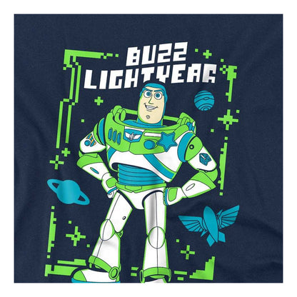 Navy - Side - Toy Story 5 Childrens-Kids Gaming Buzz Lightyear Sweatshirt