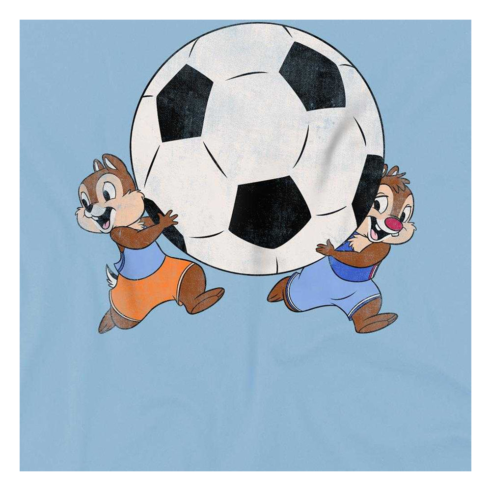 Light Blue - Side - Disney Childrens-Kids Chip and Dale Football Sweatshirt