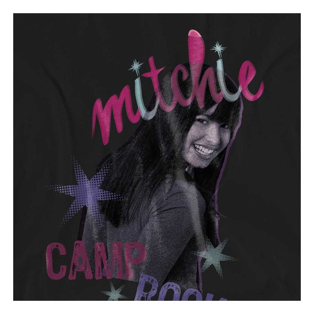 Black - Side - Camp Rock Womens-Ladies Mitchie Fashion T-Shirt