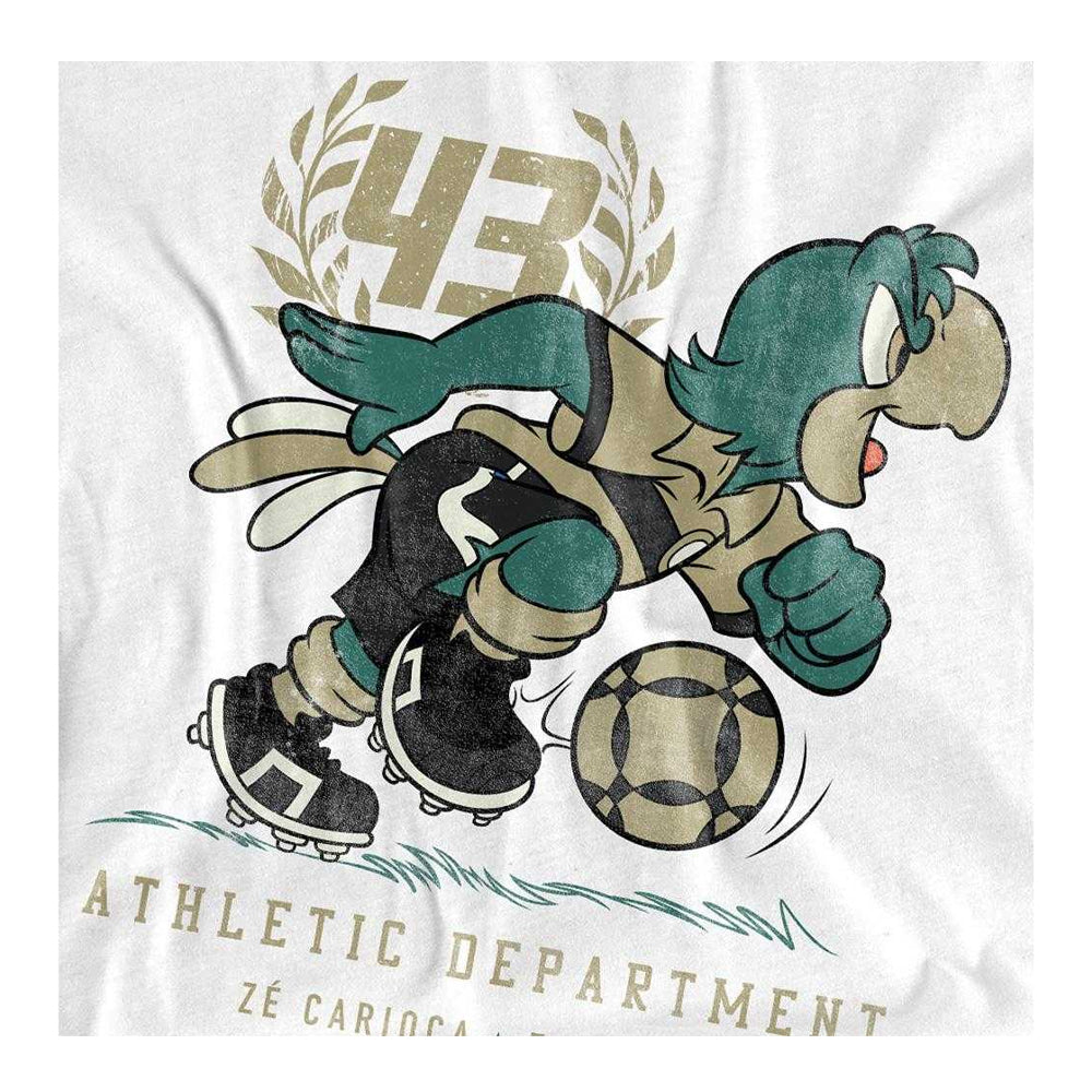 White - Side - Disney Womens-Ladies Ze 43 Football Fashion T-Shirt
