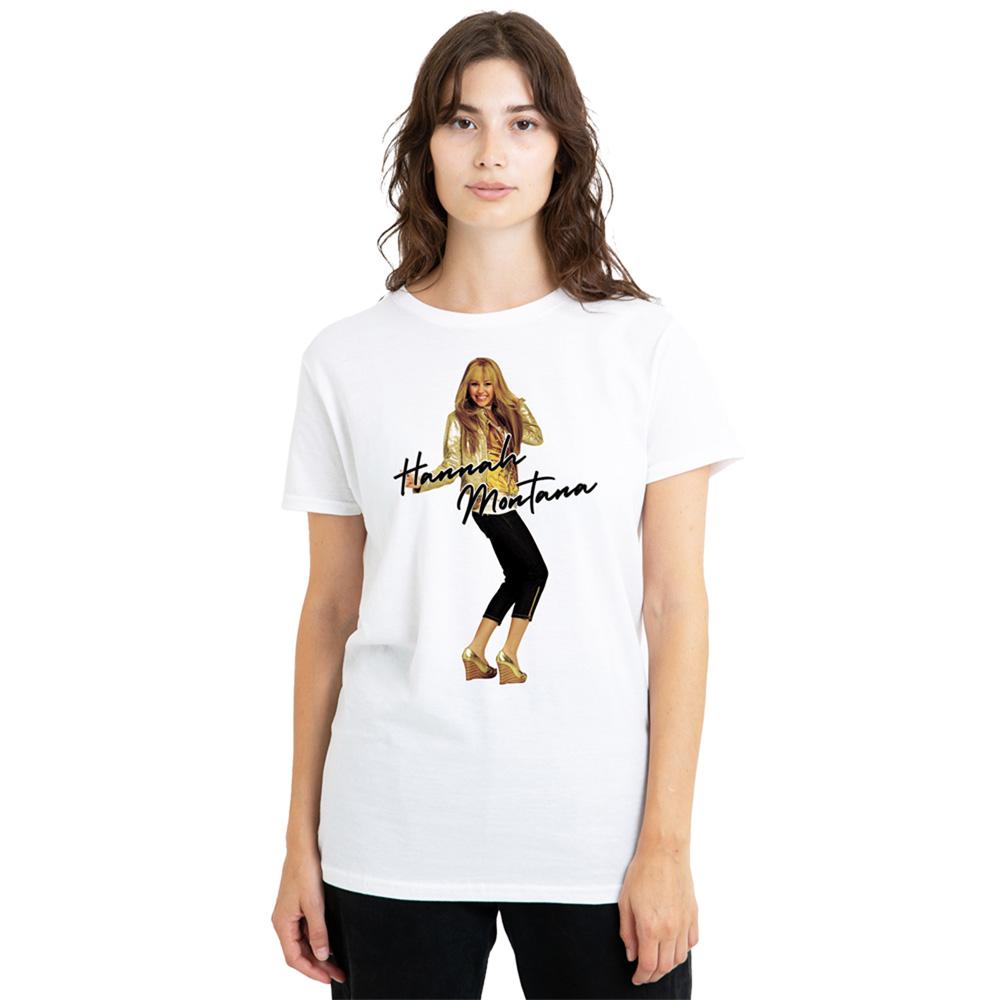 White - Lifestyle - Hannah Montana Womens-Ladies Hannah Montana Pose T-Shirt