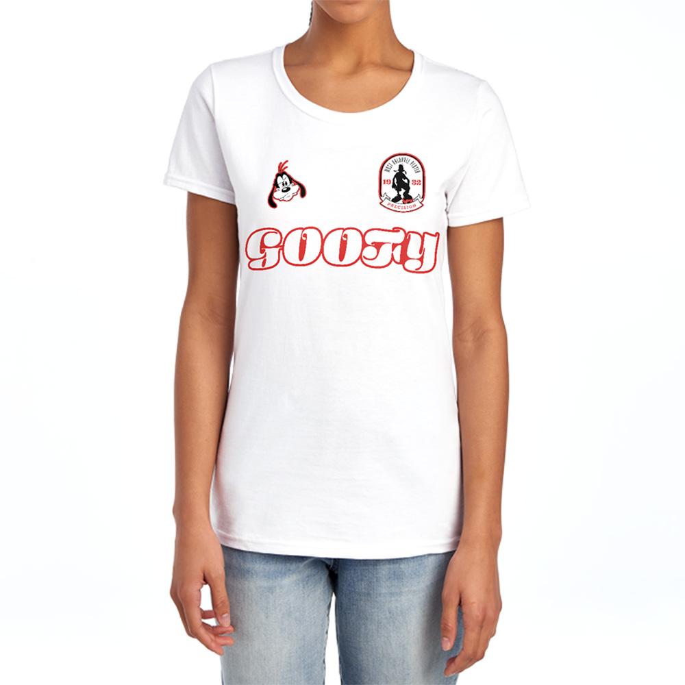 White - Lifestyle - Disney Womens-Ladies Goofy Football Jersey T-Shirt