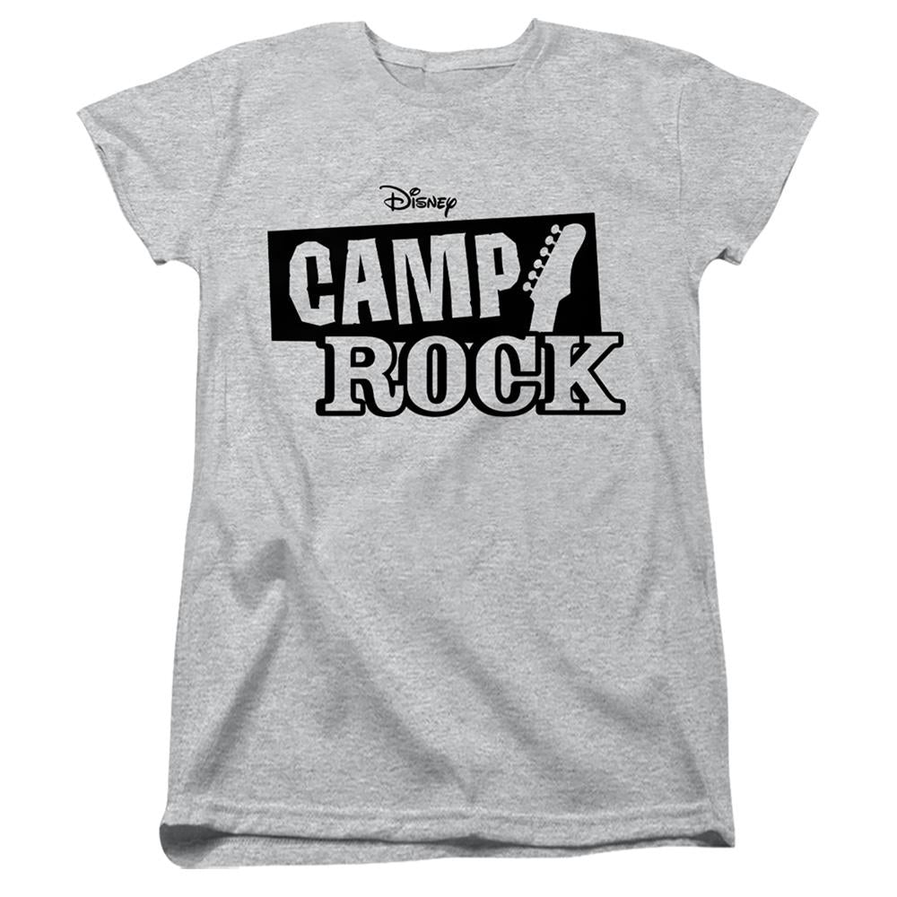 Athletic Heather - Front - Camp Rock Womens-Ladies Mono Logo T-Shirt