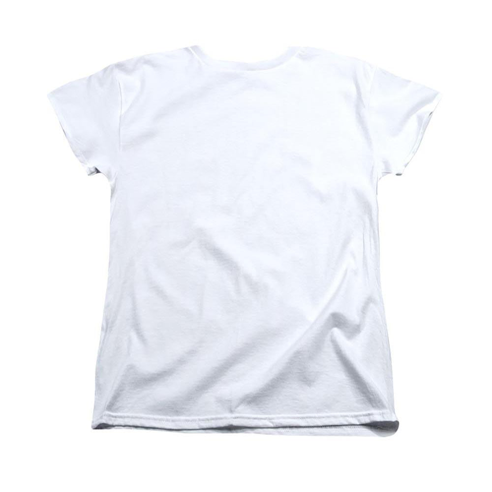 White - Back - Hannah Montana Womens-Ladies Camp Rock Hannah Montana Logo T-Shirt