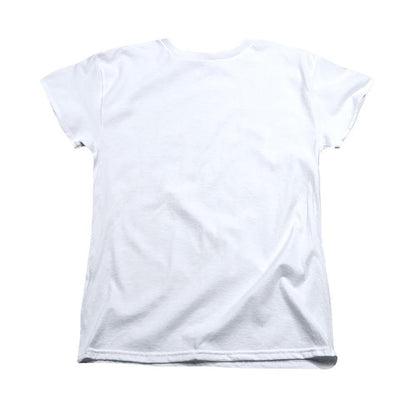 White - Back - Hannah Montana Womens-Ladies Camp Rock Hannah Montana Logo T-Shirt