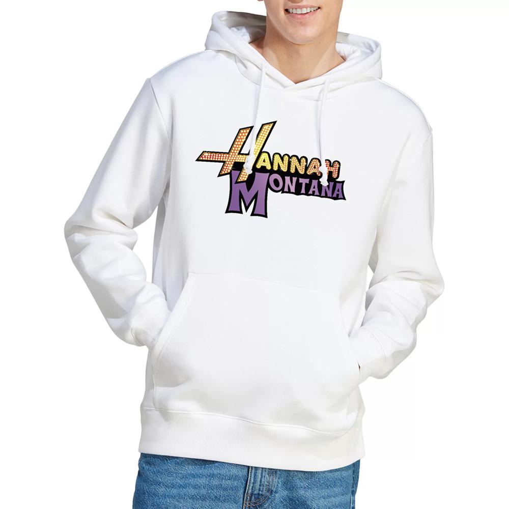 White - Lifestyle - Camp Rock Mens Hannah Montana Logo Hoodie