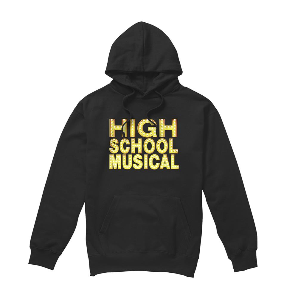 Black - Front - High School Musical Mens Logo Hoodie