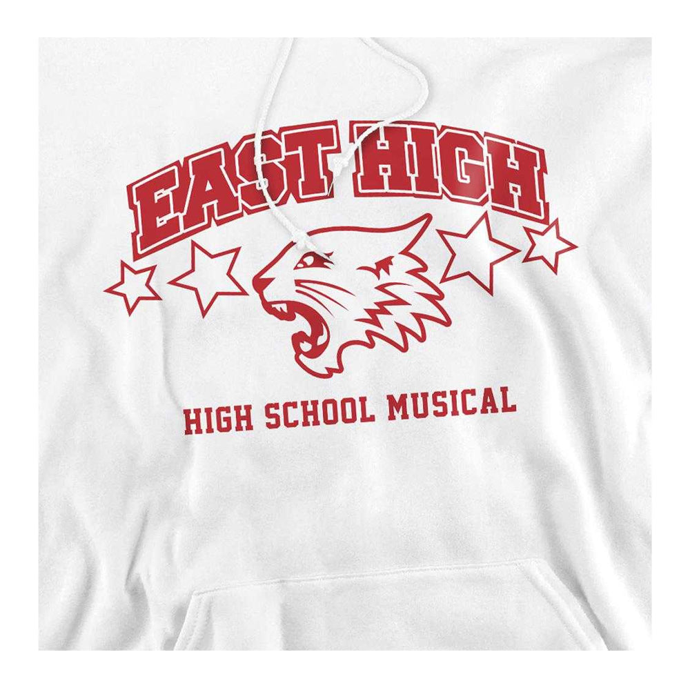 White - Side - High School Musical Mens East High Hoodie