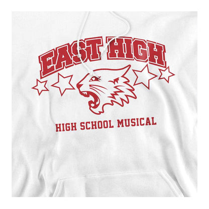 White - Side - High School Musical Mens East High Hoodie