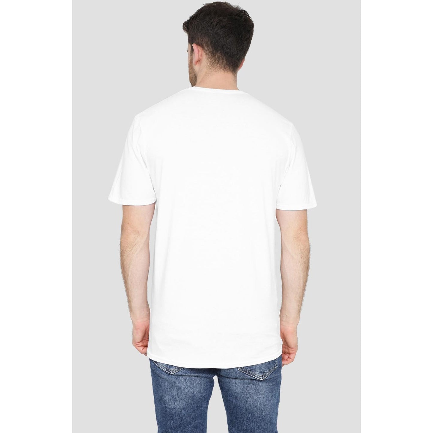 White - Back - Captain America Mens Legendary Dad America T-Shirt