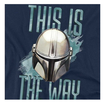 Navy - Side - Star Wars Unisex Adult This Is The Way Ringspun Cotton T-Shirt