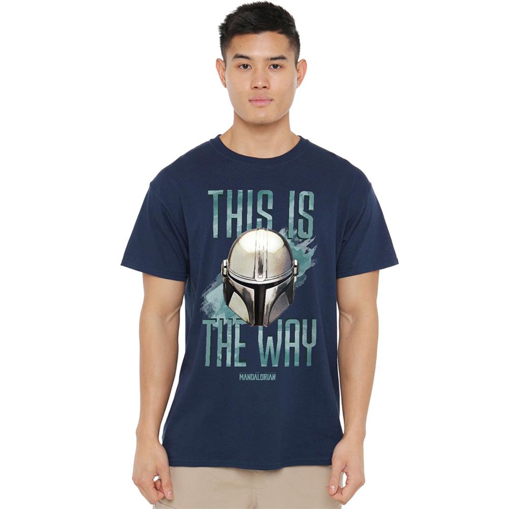 Navy - Lifestyle - Star Wars Unisex Adult This Is The Way Ringspun Cotton T-Shirt