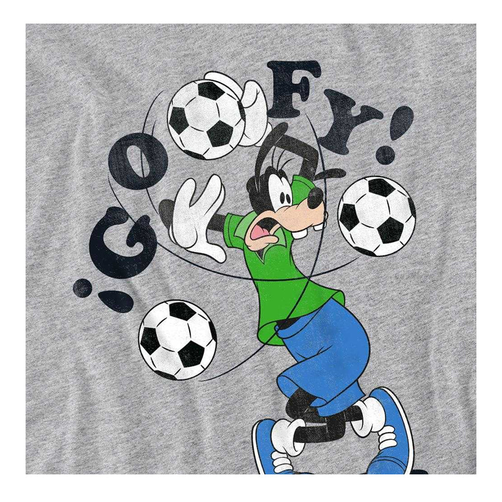Athletic Heather - Side - Disney Womens-Ladies Goofy Football T-Shirt