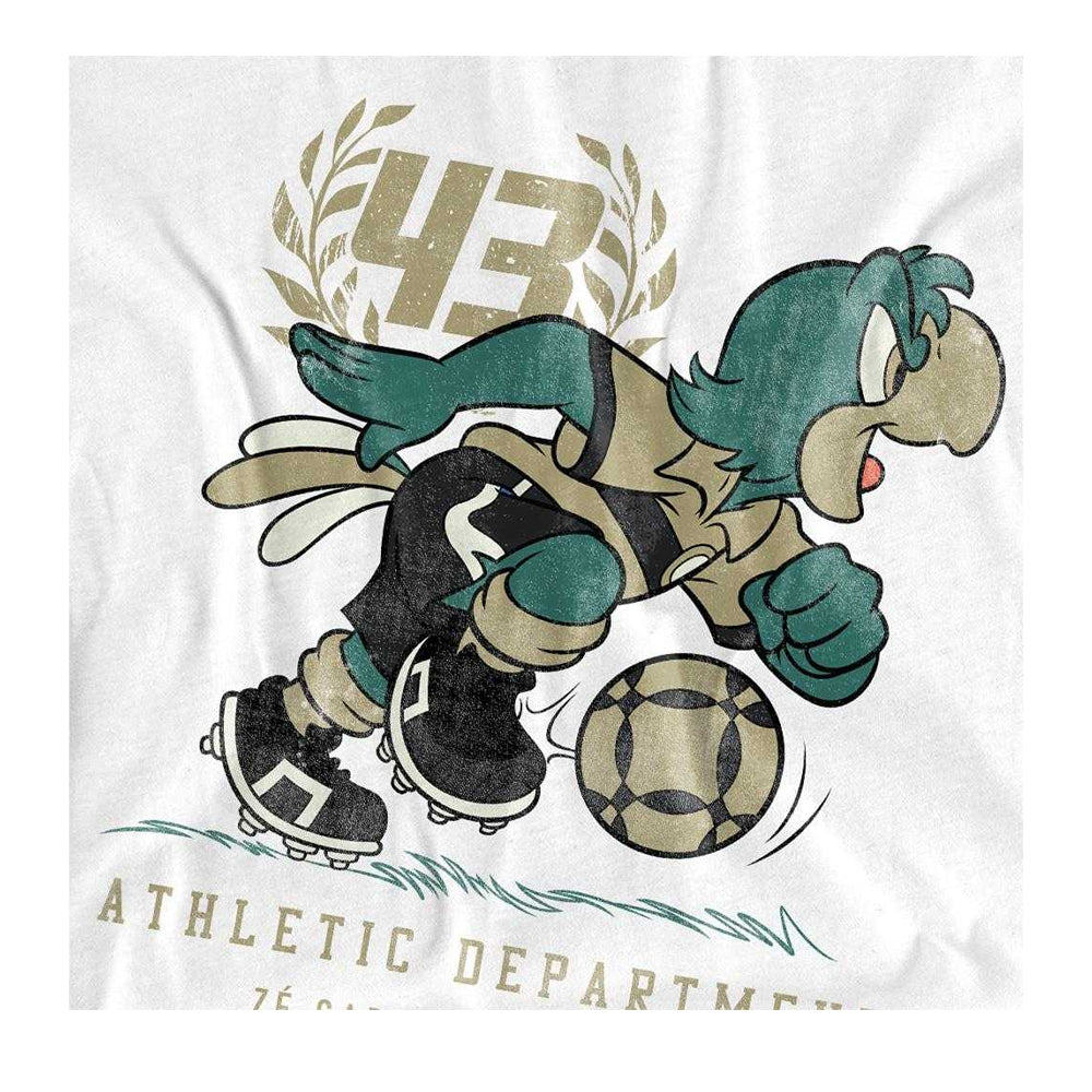 White - Side - Disney Womens-Ladies Ze 43 Football T-Shirt