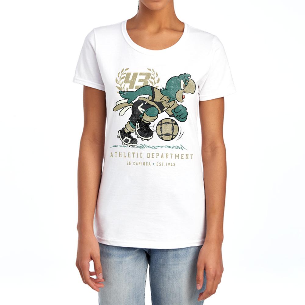 White - Lifestyle - Disney Womens-Ladies Ze 43 Football T-Shirt