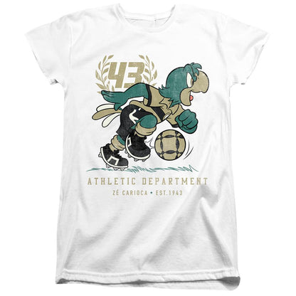 White - Front - Disney Womens-Ladies Ze 43 Football T-Shirt