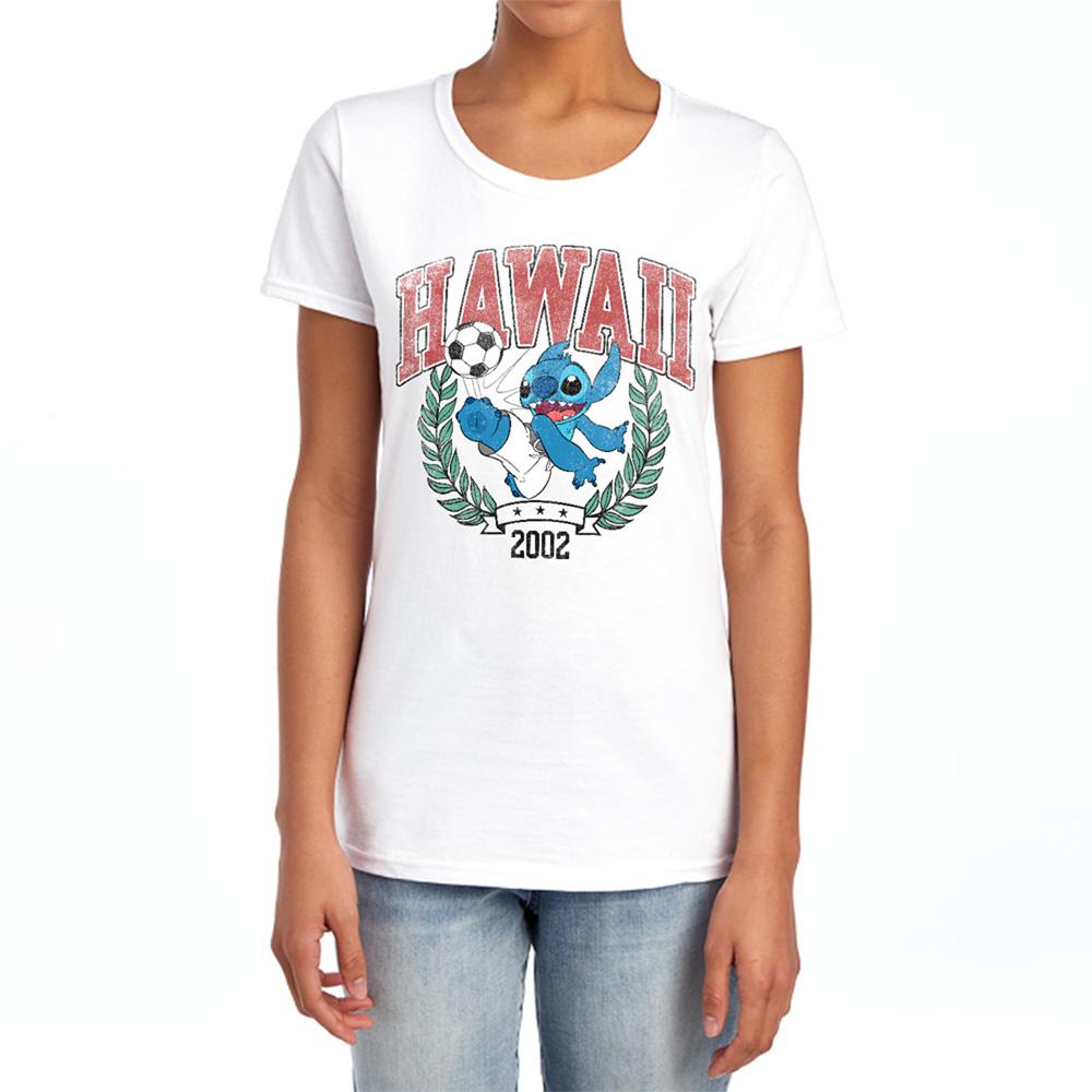 White - Lifestyle - Lilo & Stitch Womens-Ladies Stitch Ball T-Shirt