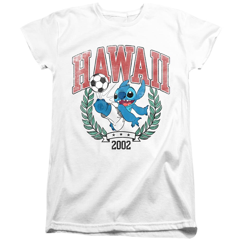 White - Front - Lilo & Stitch Womens-Ladies Stitch Ball T-Shirt