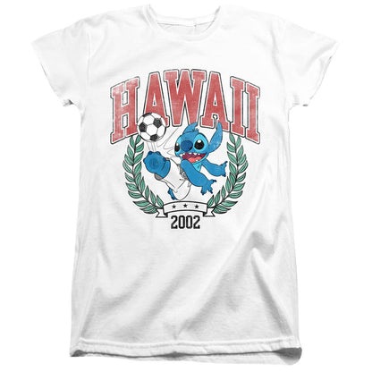 White - Front - Lilo & Stitch Womens-Ladies Stitch Ball T-Shirt