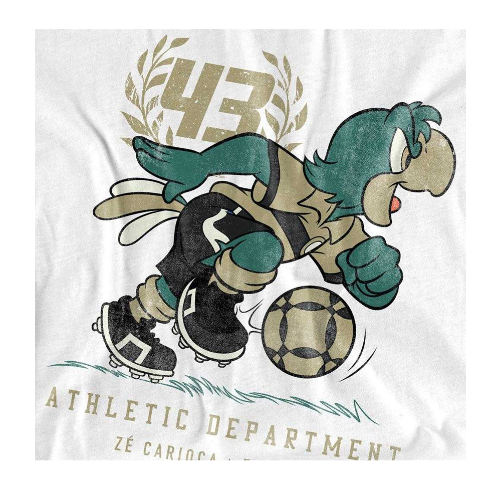 White - Side - Disney Womens-Ladies Ze 43 Football T-Shirt
