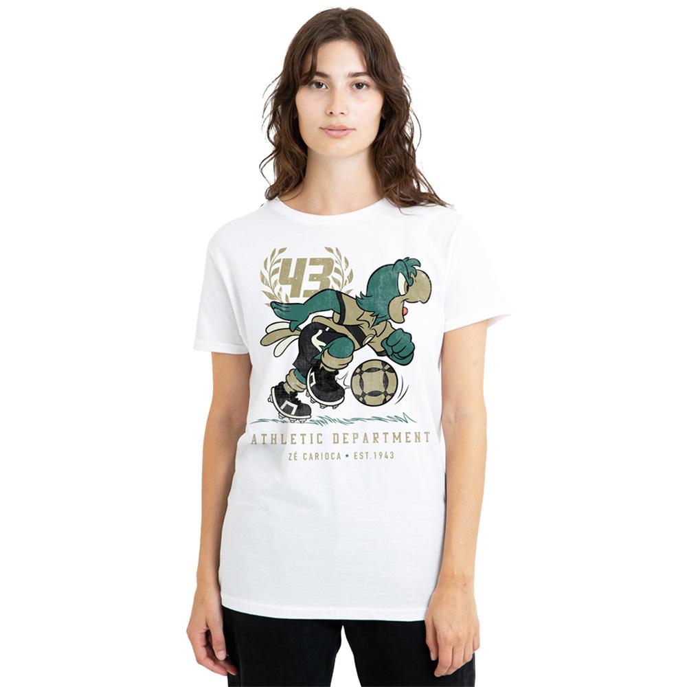 White - Lifestyle - Disney Womens-Ladies Ze 43 Football T-Shirt