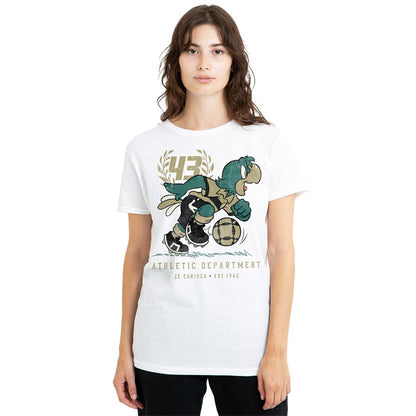 White - Lifestyle - Disney Womens-Ladies Ze 43 Football T-Shirt