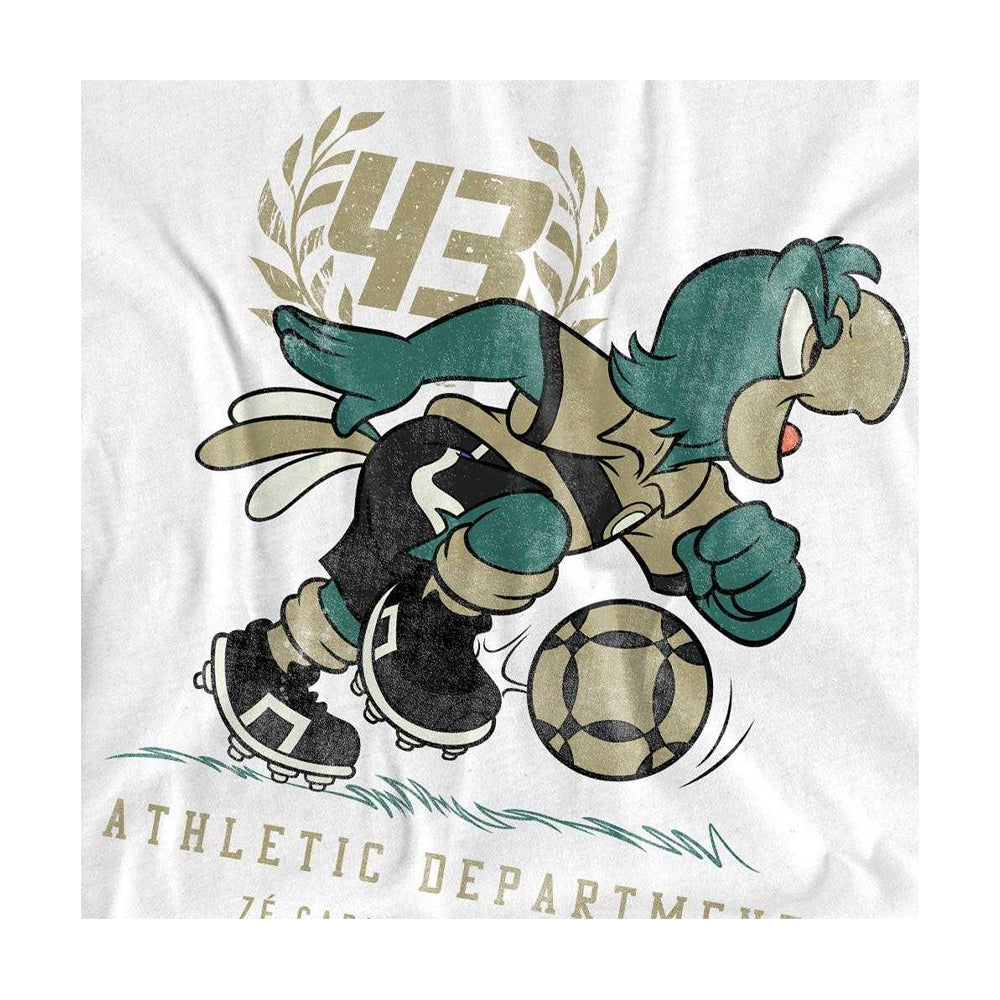 White - Side - Disney Womens-Ladies Ze 43 Football Oversized T-Shirt