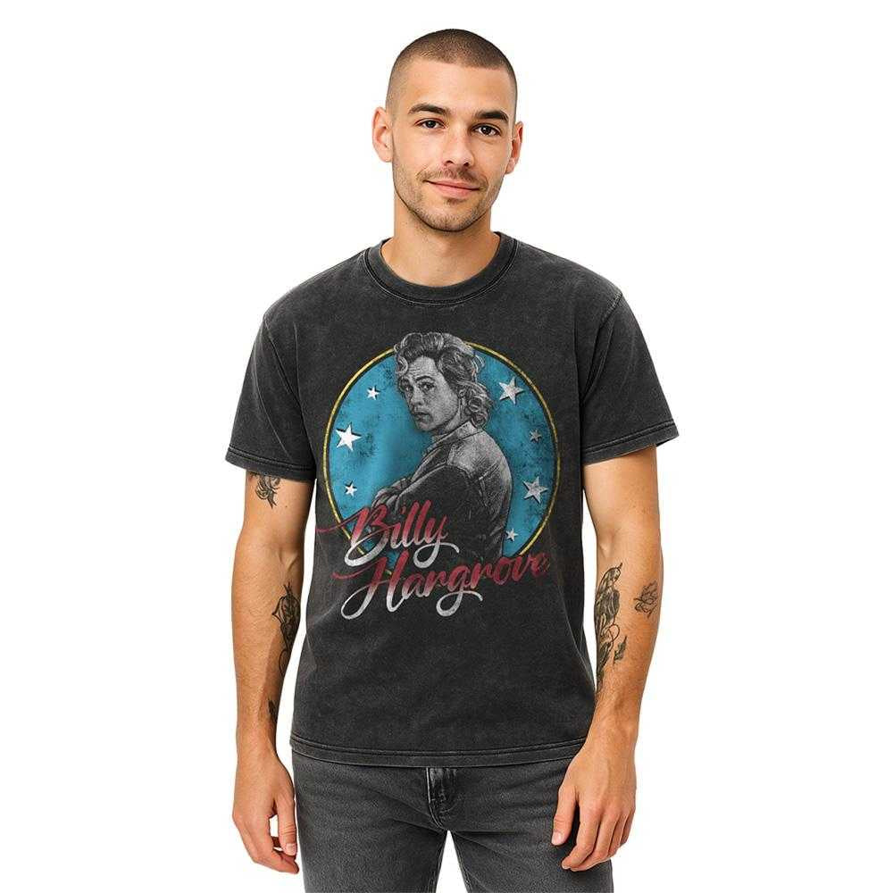 Black - Lifestyle - Stranger Things Unisex Adult Season Three Billy Stranger Things T-Shirt